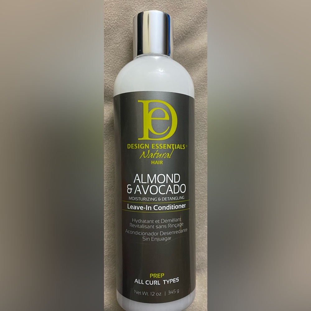 Design Essentials Natural Hair Almond & Avocado Leave-In Conditioner 12 oz Prep